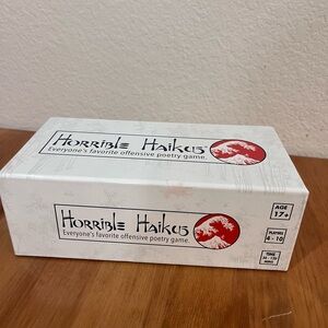 Horrible Haikus- Offensive Poetry Game -
